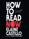 Cover image for How to Read Now